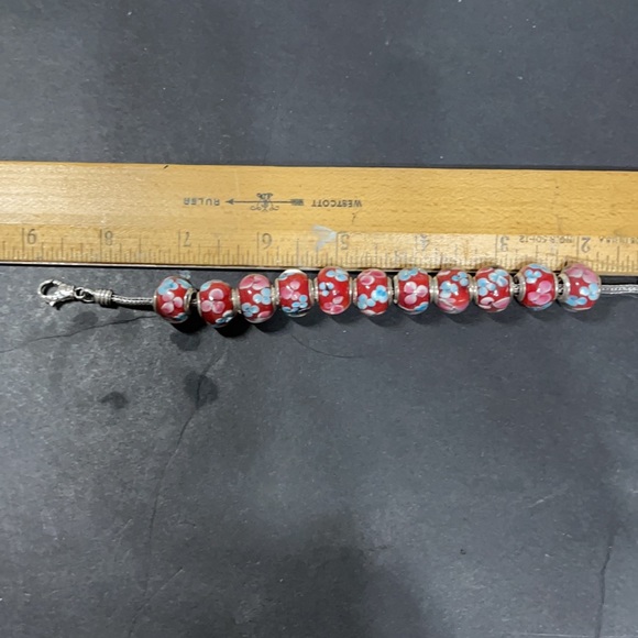 Samuel B glass beads bracelet. Beautiful! - Picture 4 of 4